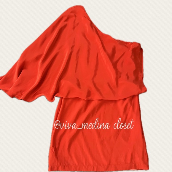 DONATED SCHOOL PROM Elizabeth and James 100% Silk dress Host Pick! - Picture 3 of 7